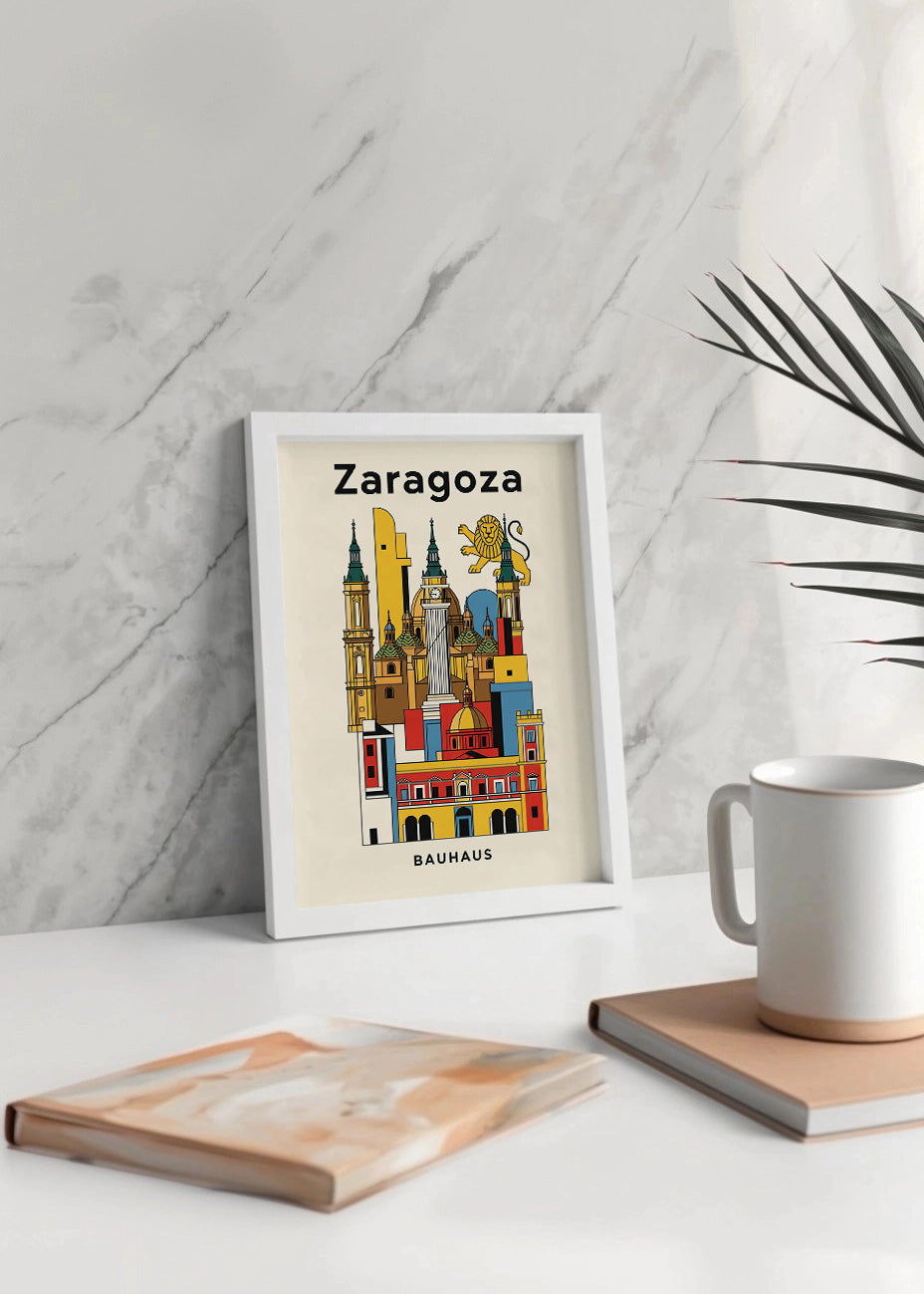 Cuadro Zaragoza Poster Bauhaus