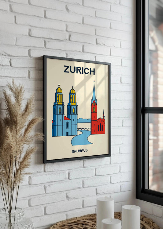 Cuadro Zurich Poster Bauhaus