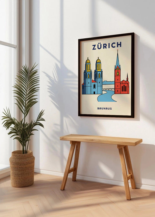 Cuadro Zurich Poster Bauhaus