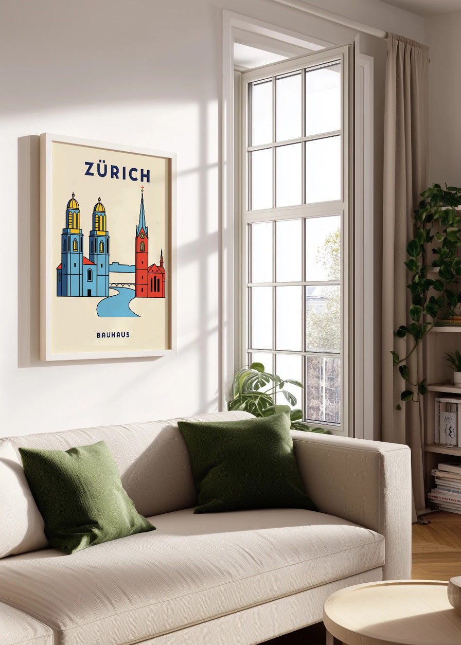 Cuadro Zurich Poster Bauhaus