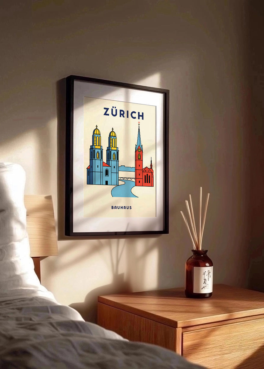 Cuadro Zurich Poster Bauhaus