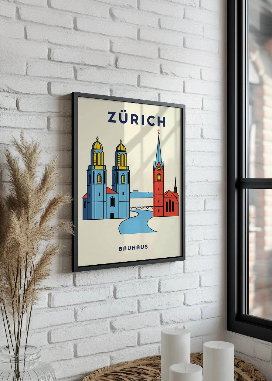 Cuadro Zurich Poster Bauhaus