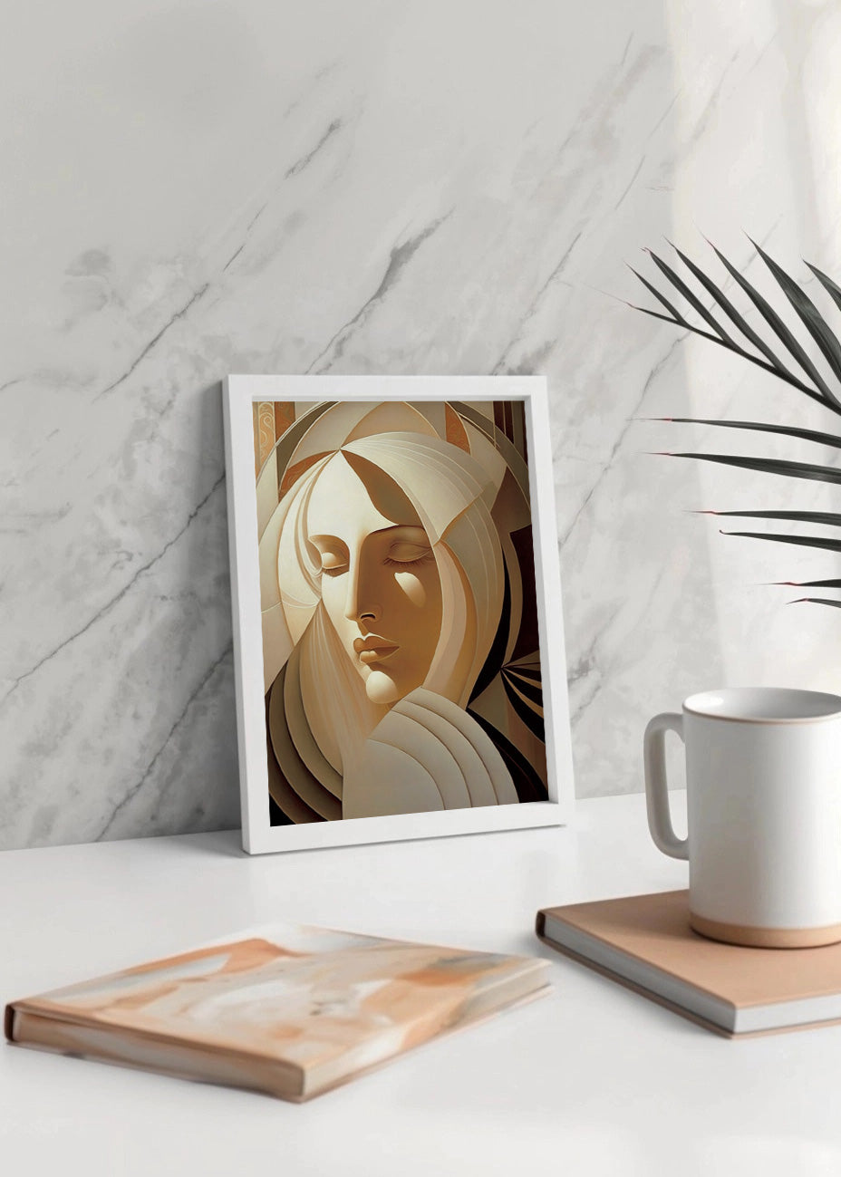 Cuadro ​Rostro enigma de mujer