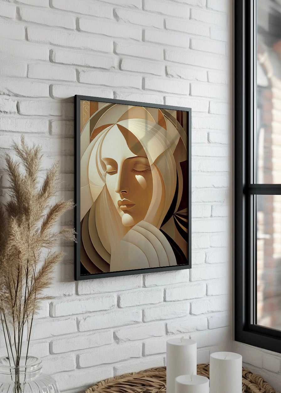 Cuadro ​Rostro enigma de mujer