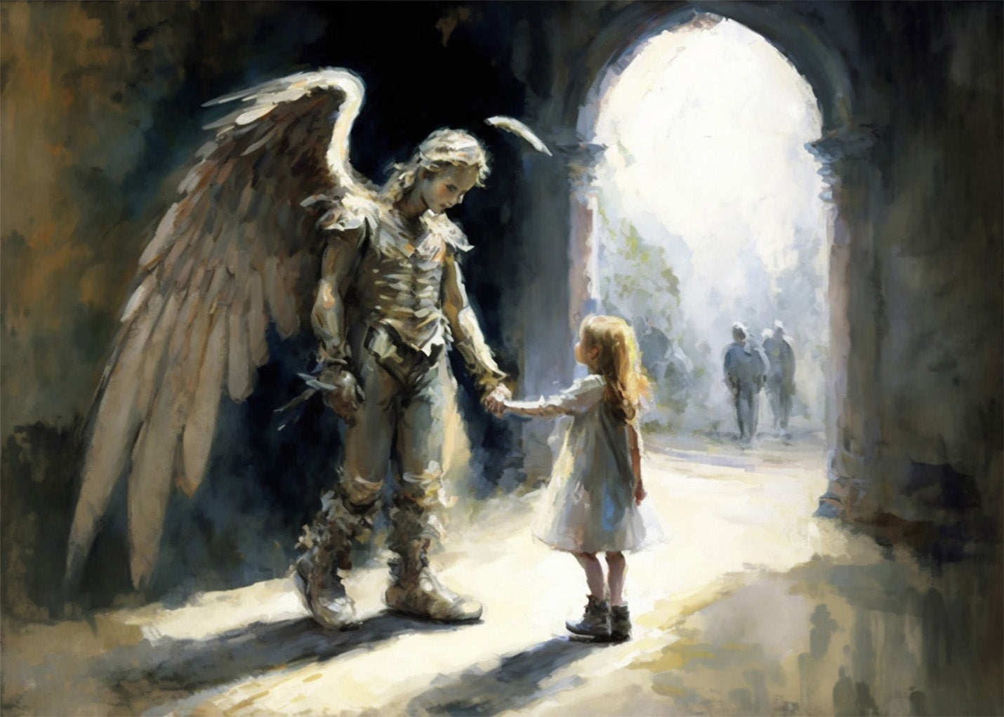Cuadro ​Trato con el ángel caído