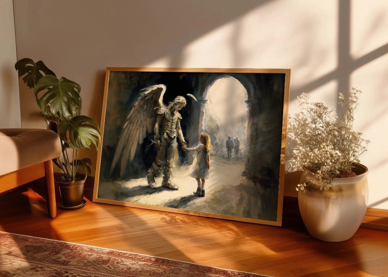 Cuadro ​Trato con el ángel caído