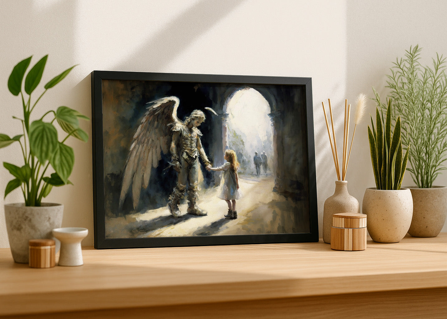 Cuadro ​Trato con el ángel caído