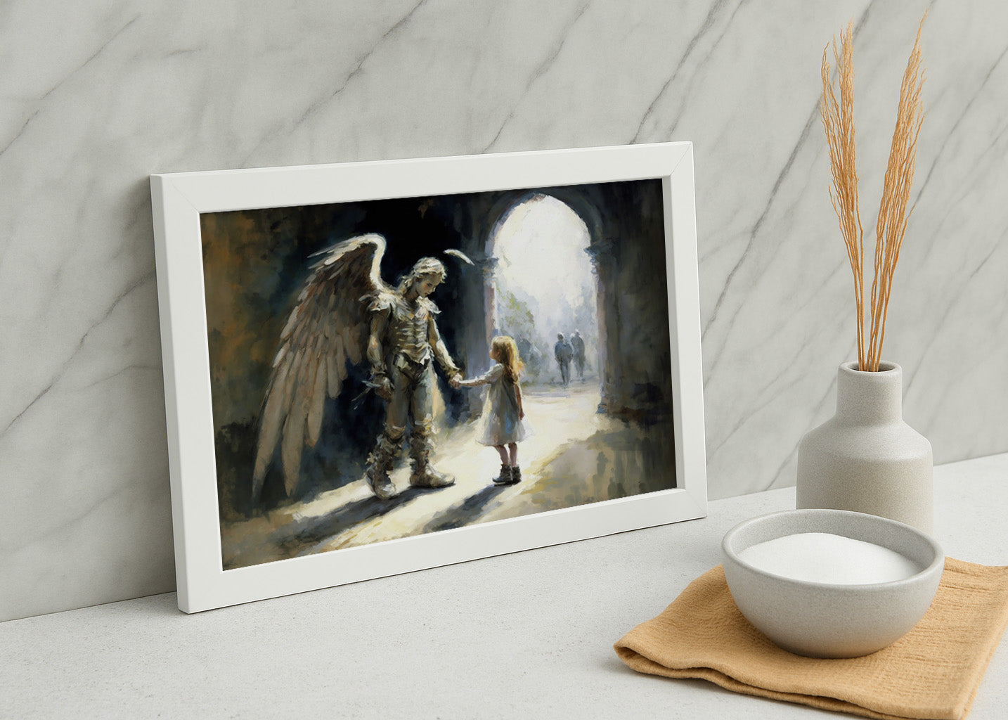 Cuadro ​Trato con el ángel caído