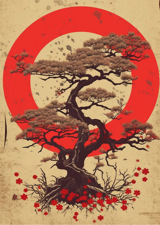 Cuadro ​Japanese tree