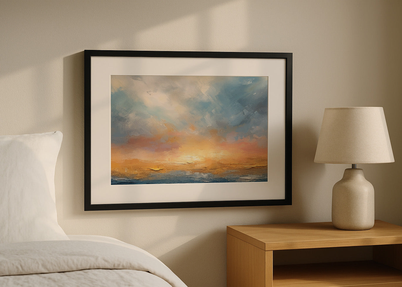 Cuadro ​Atardecer abstracto