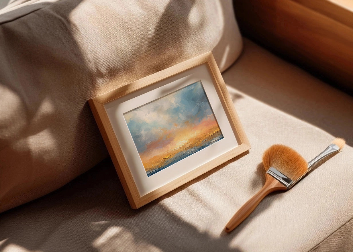 Cuadro ​Atardecer abstracto