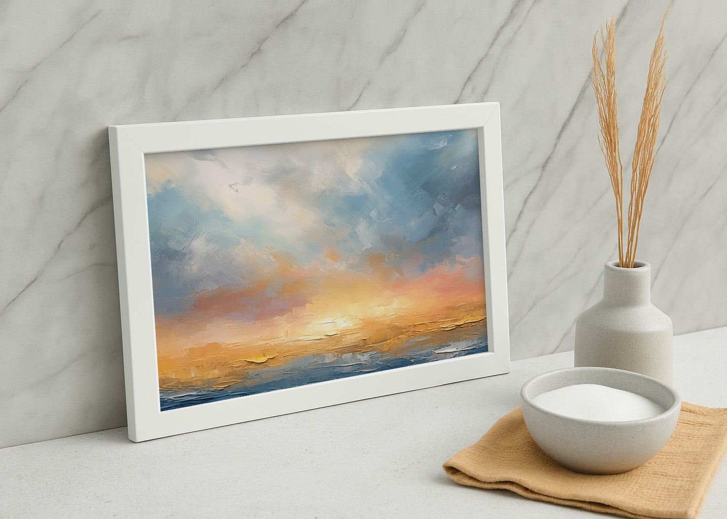 Cuadro ​Atardecer abstracto