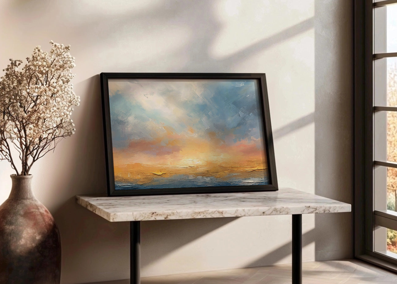 Cuadro ​Atardecer abstracto
