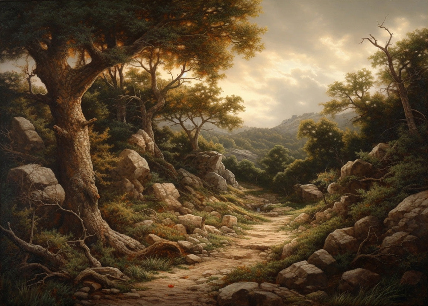 Cuadro ​Camino de bosque