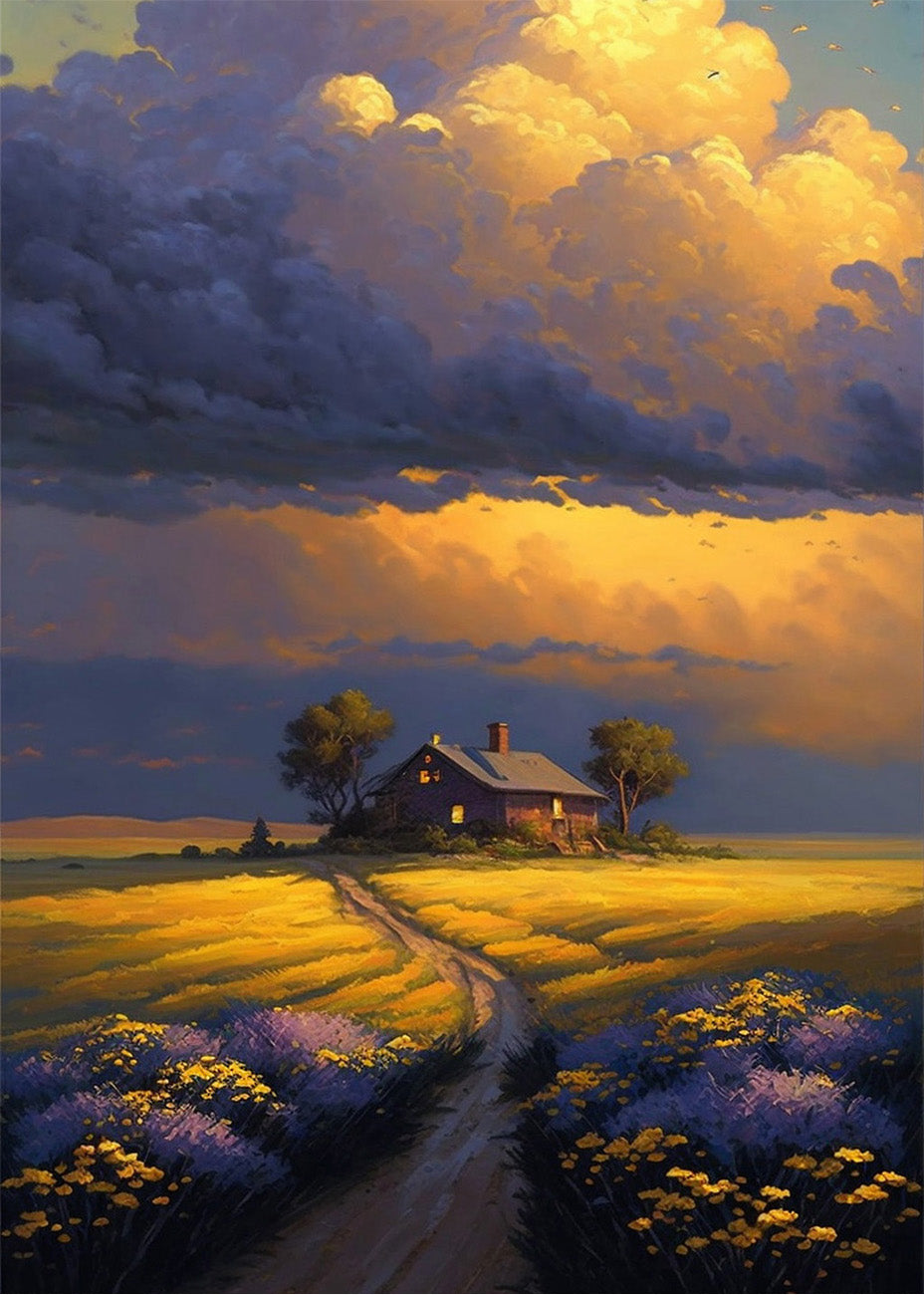 Cuadro ​Landscape - Casa de prado