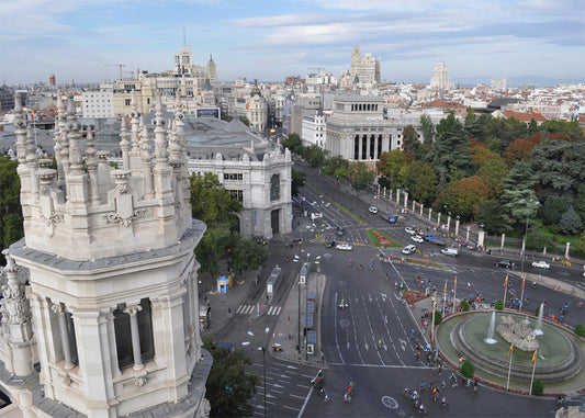 Cuadro ​La plaza de la fuente Cibeles