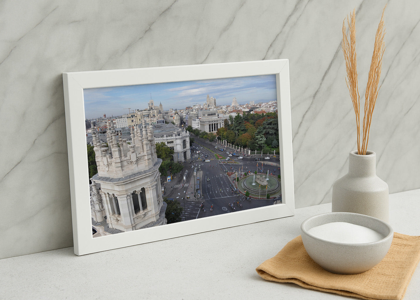 Cuadro ​La plaza de la fuente Cibeles