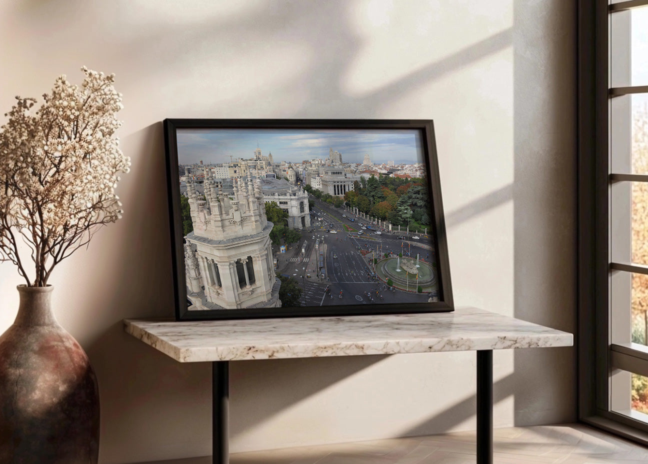 Cuadro ​La plaza de la fuente Cibeles