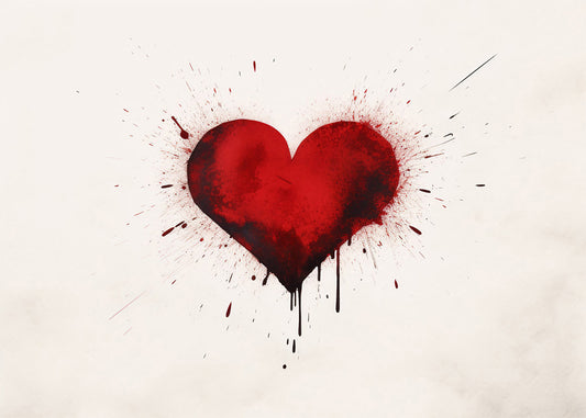 Cuadro ​Red heart