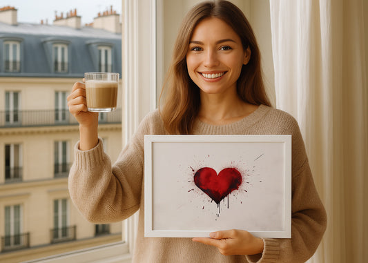 Cuadro ​Red heart