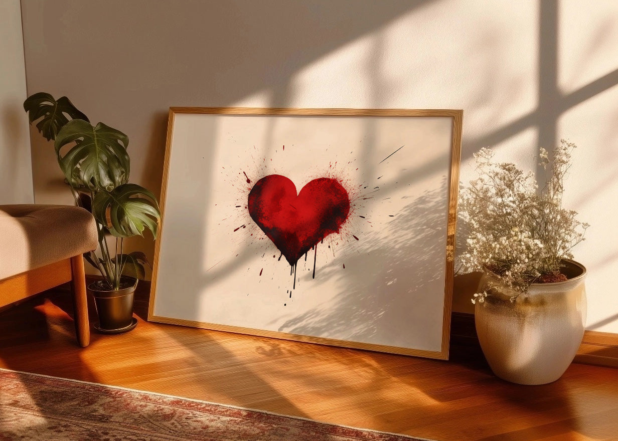 Cuadro ​Red heart