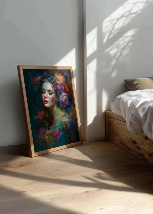 Cuadro ​Princesa entre rosas y espinas