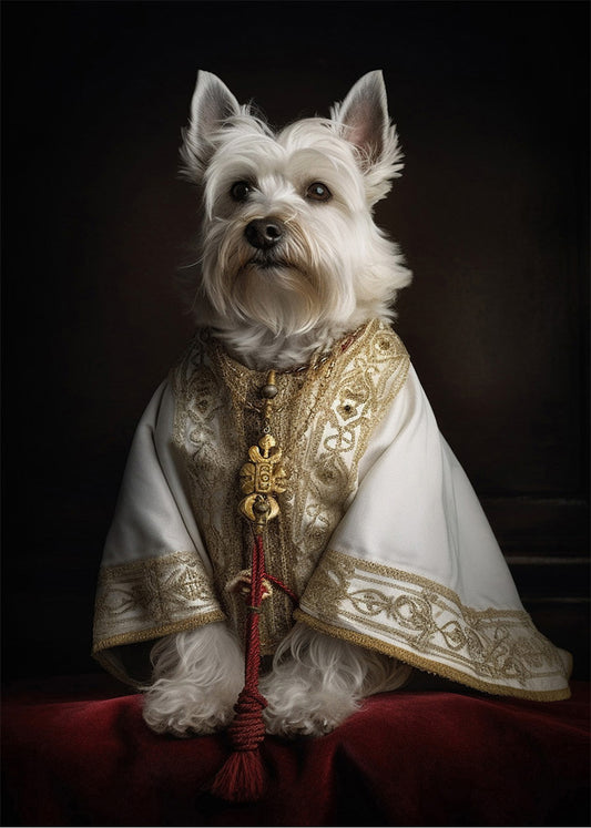 Cuadro ​Perro papa