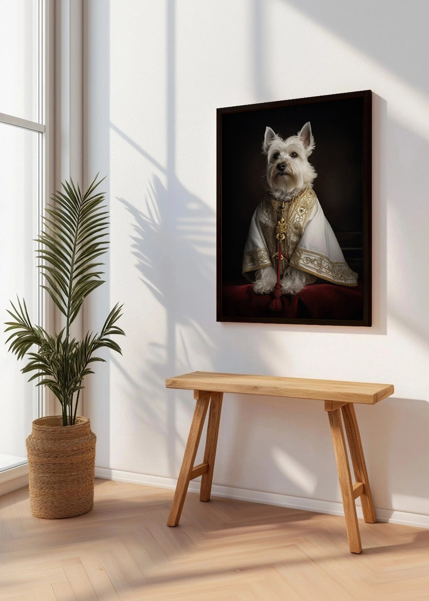 Cuadro ​Perro papa