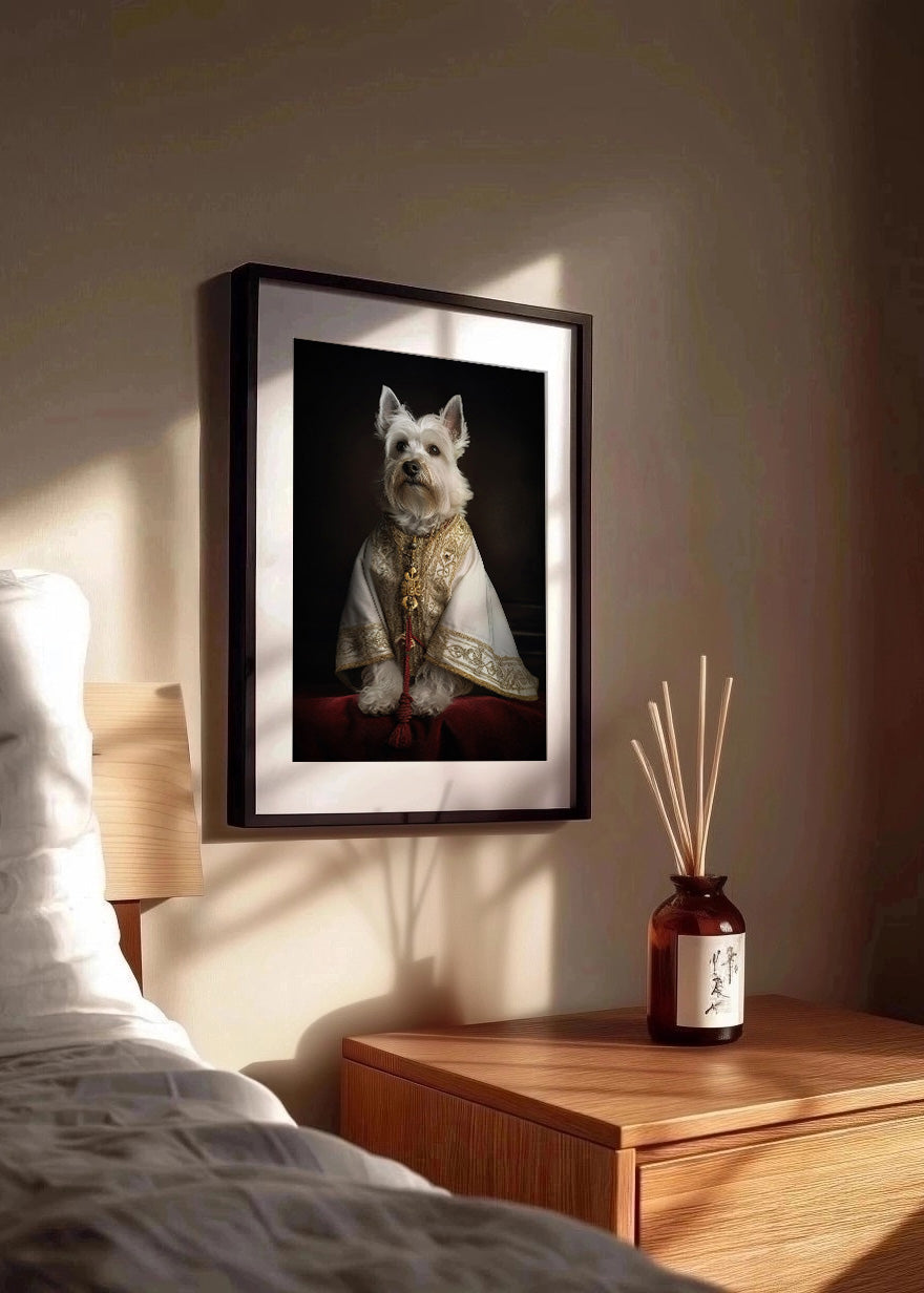 Cuadro ​Perro papa