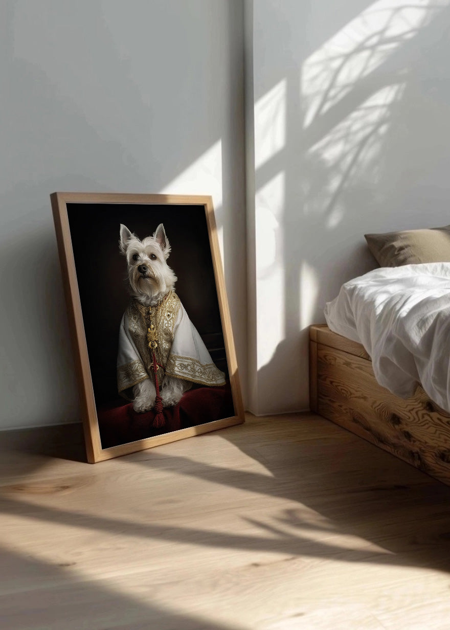 Cuadro ​Perro papa