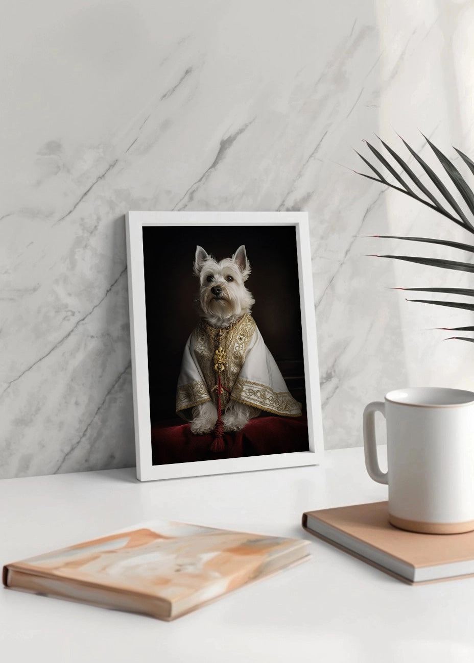 Cuadro ​Perro papa