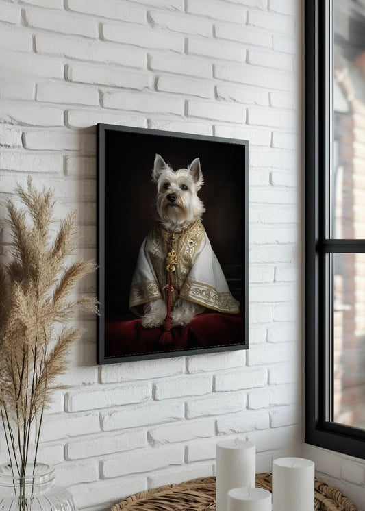 Cuadro ​Perro papa
