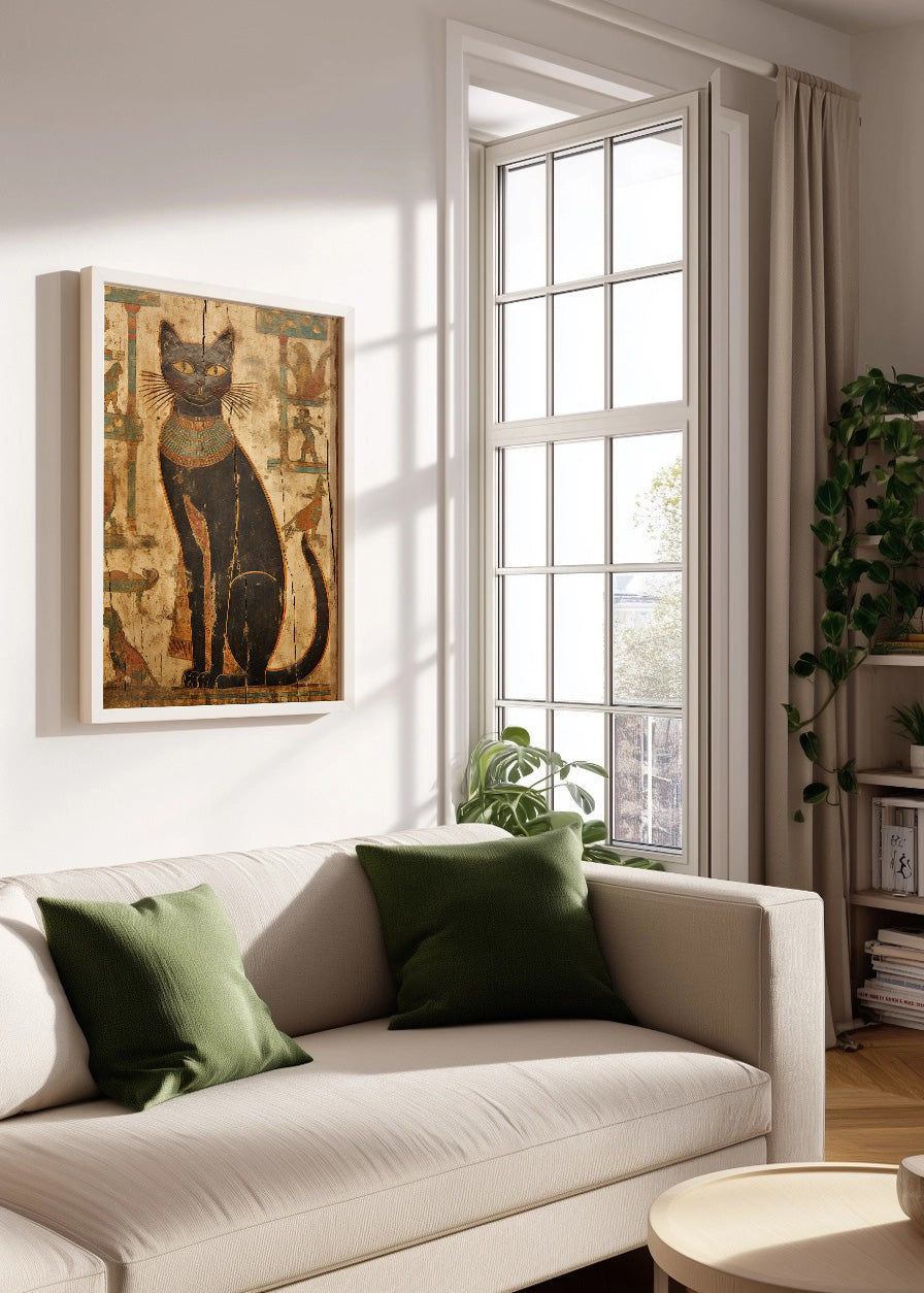 Cuadro ​Egipto gatuno