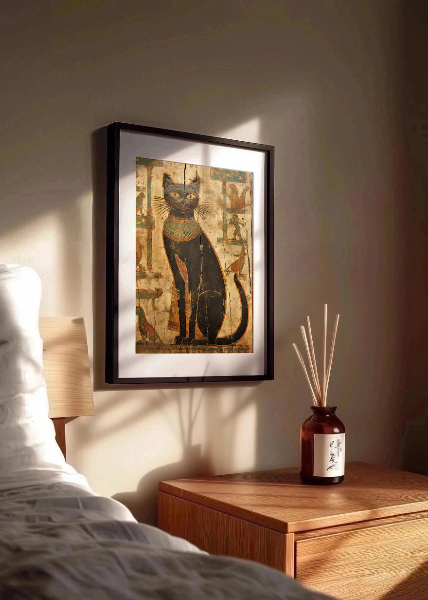 Cuadro ​Egipto gatuno