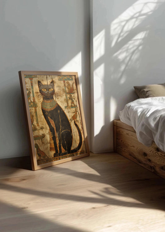 Cuadro ​Egipto gatuno