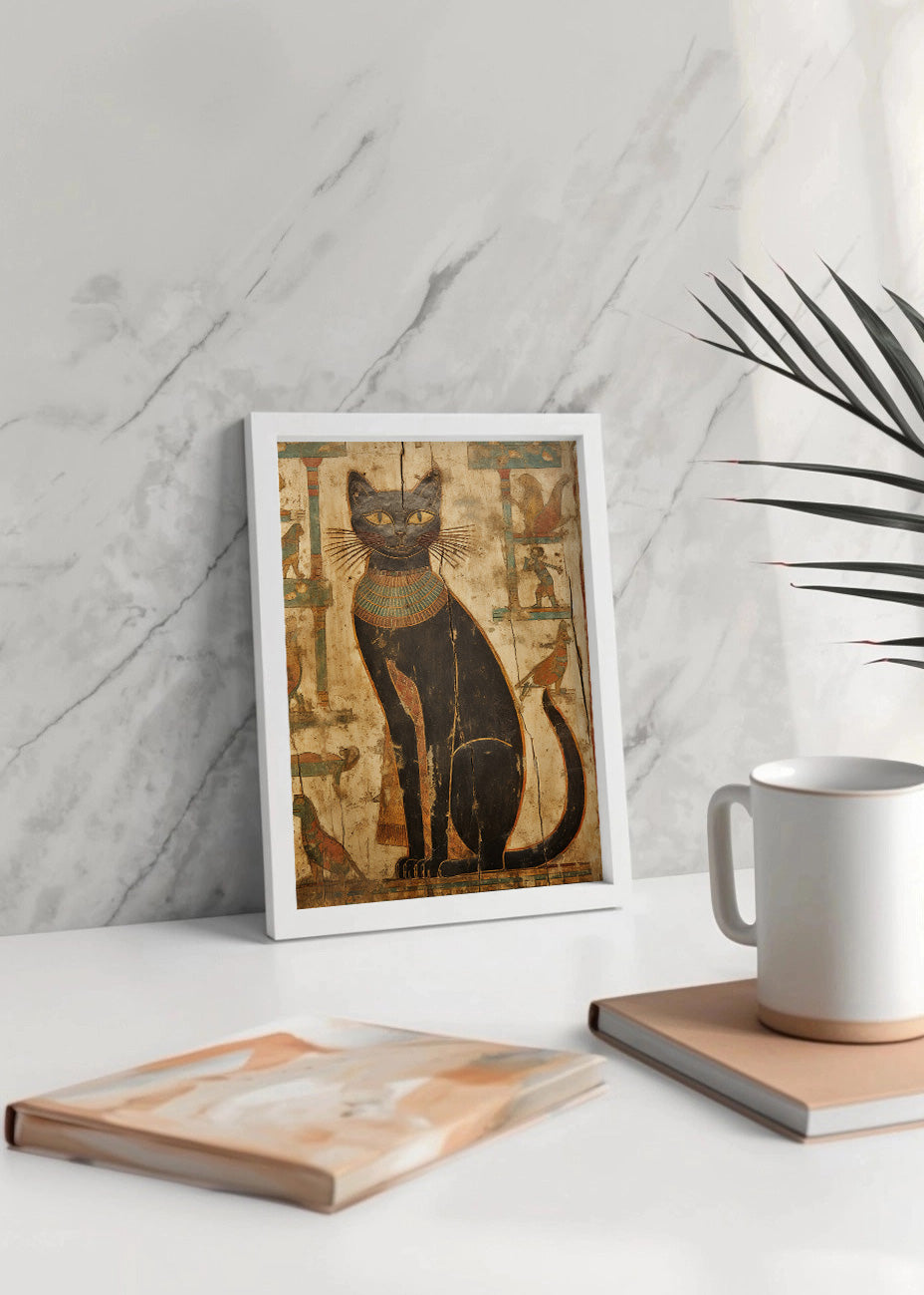 Cuadro ​Egipto gatuno