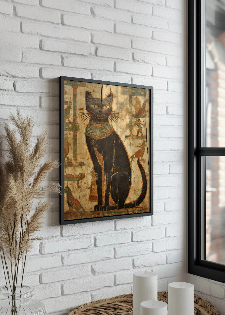 Cuadro ​Egipto gatuno