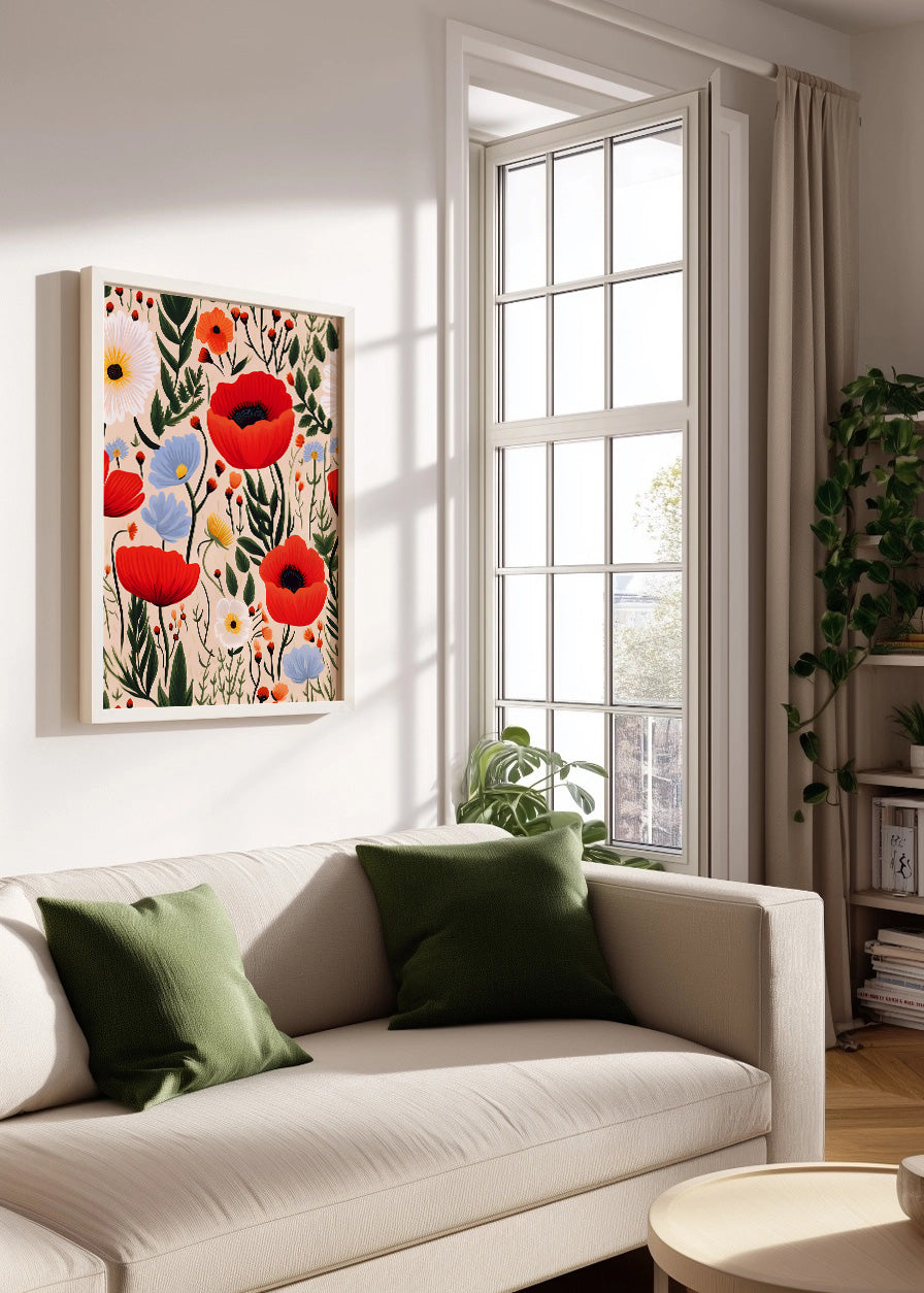 Cuadro ​Cuadro de flores modernos