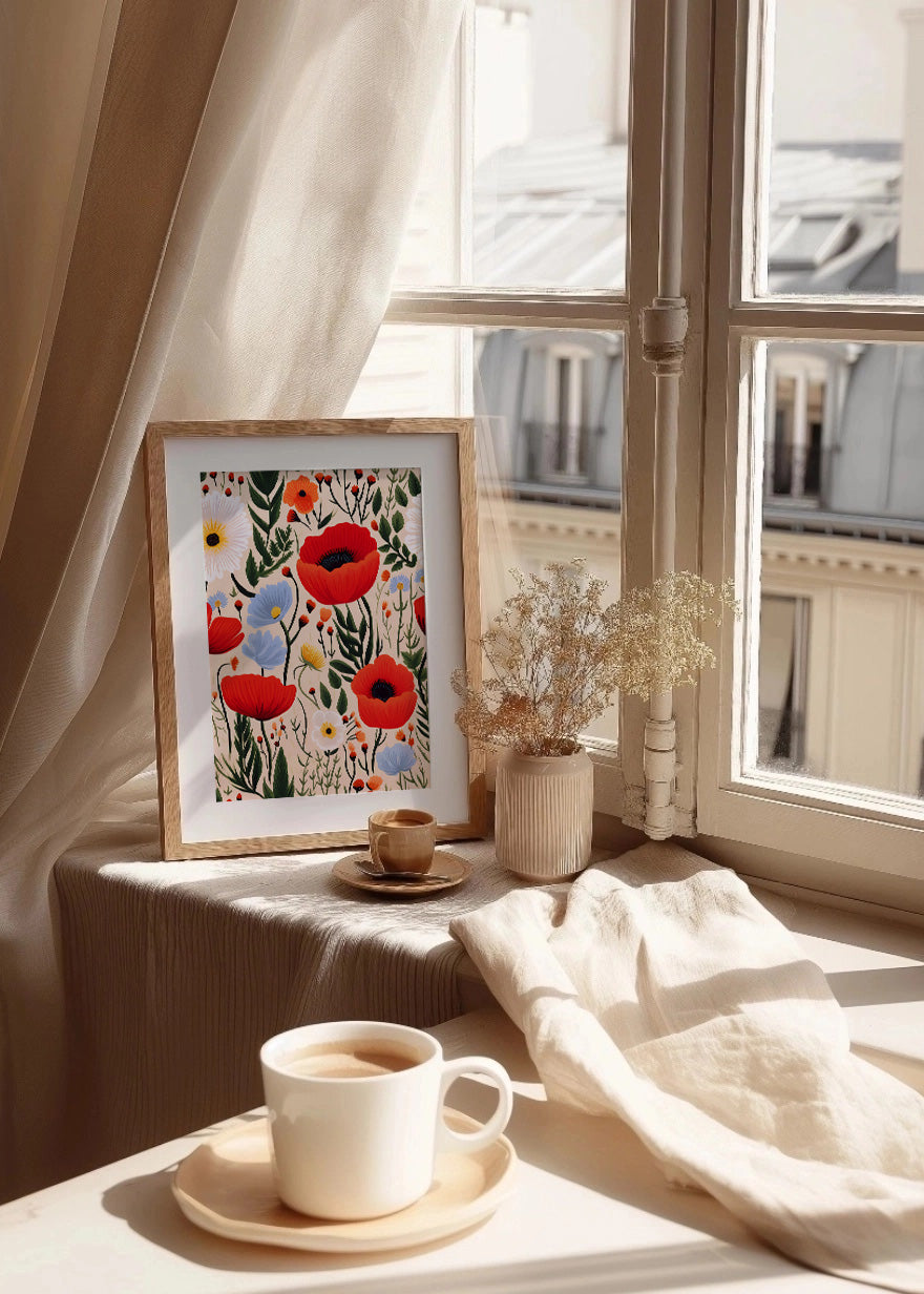 Cuadro ​Cuadro de flores modernos