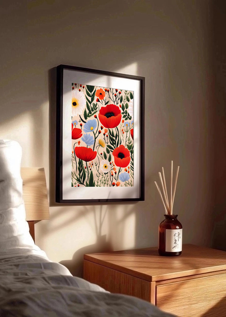 Cuadro ​Cuadro de flores modernos