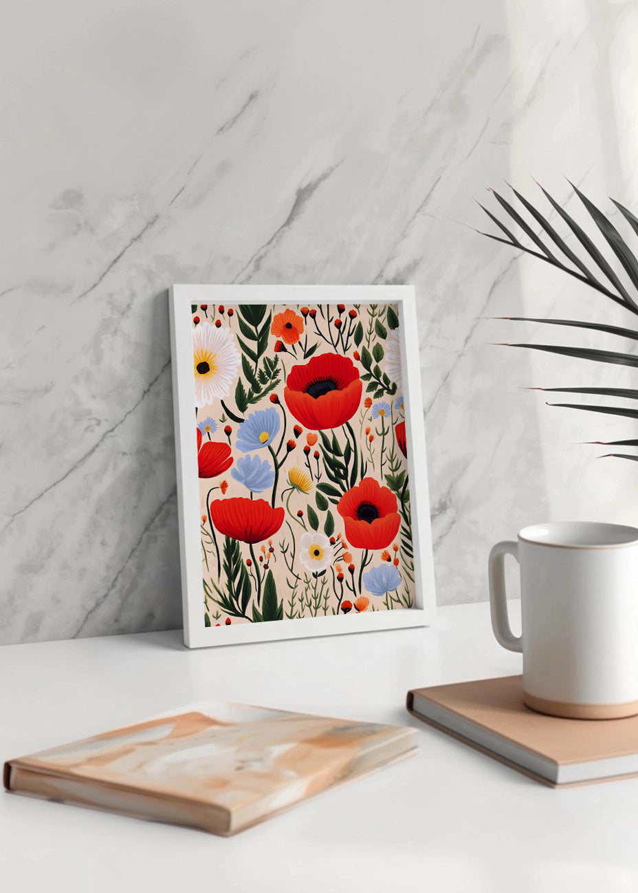 Cuadro ​Cuadro de flores modernos