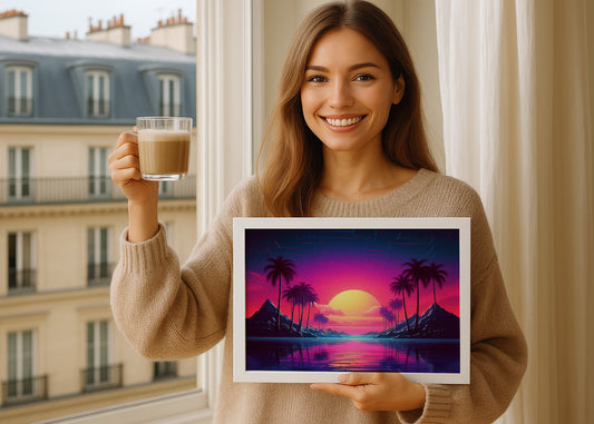Cuadro ​Vaporwave feeling