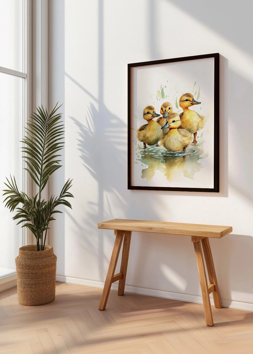 Cuadro ​Familia de patitos