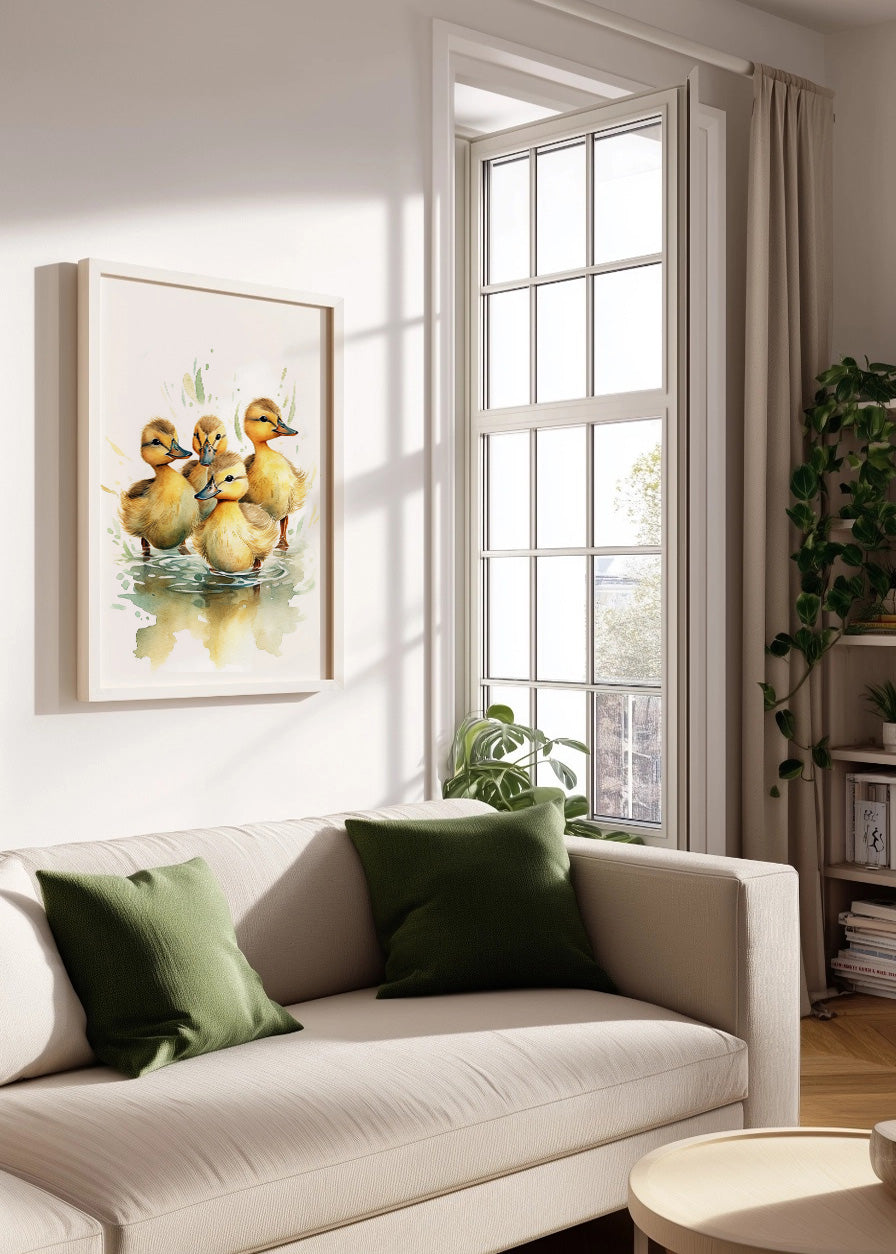 Cuadro ​Familia de patitos