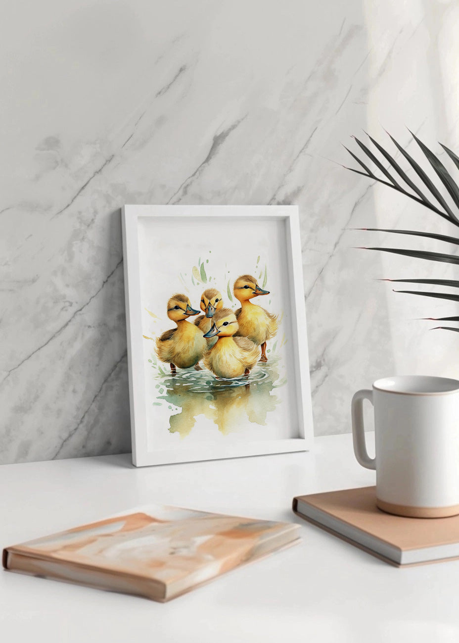 Cuadro ​Familia de patitos