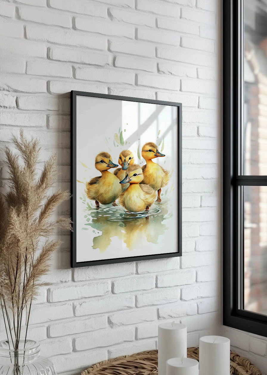 Cuadro ​Familia de patitos