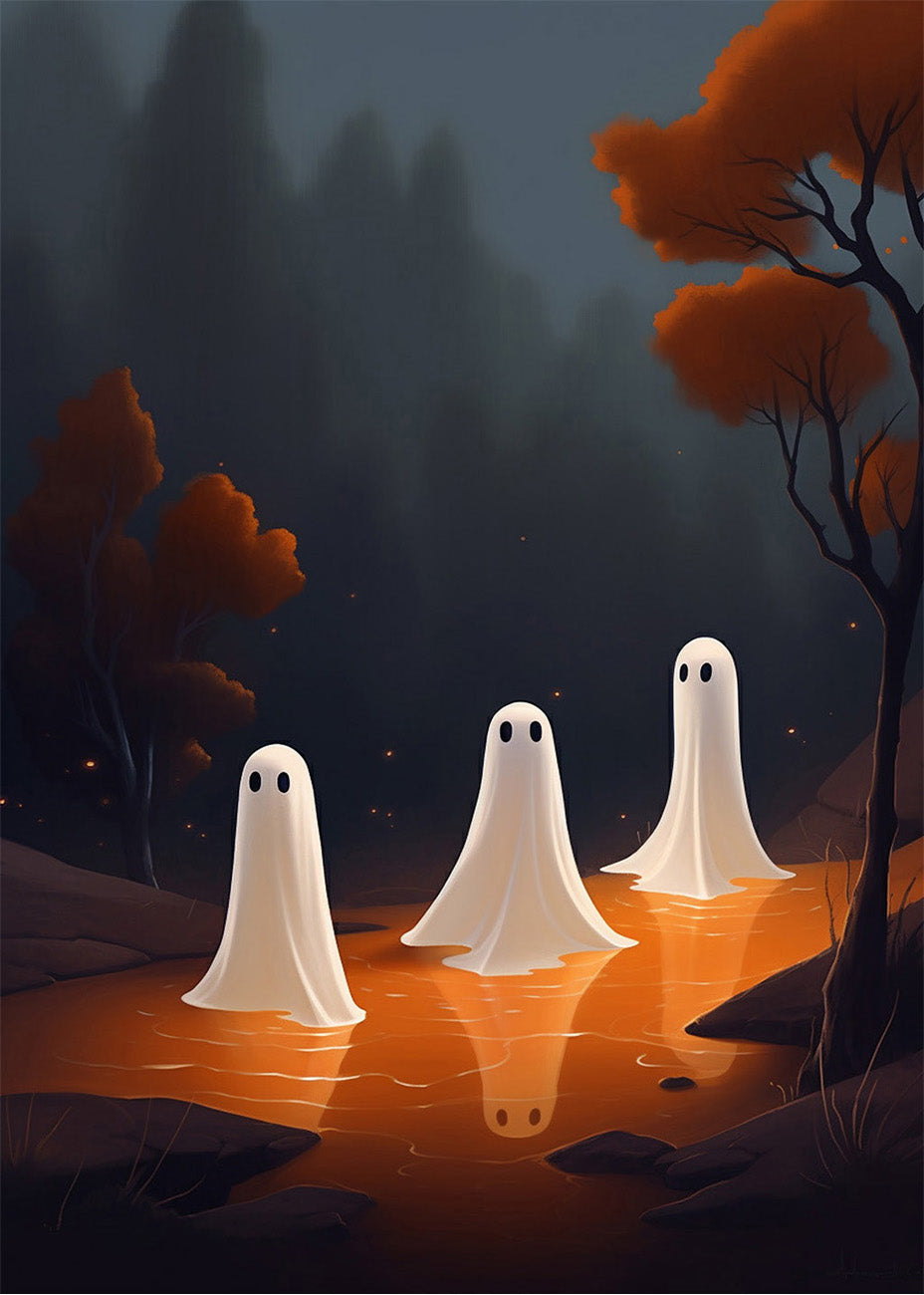Cuadro ​Fantasmas en cuadrilla