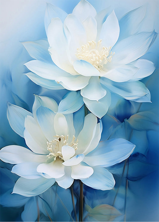 Cuadro ​Blue tiny flowers