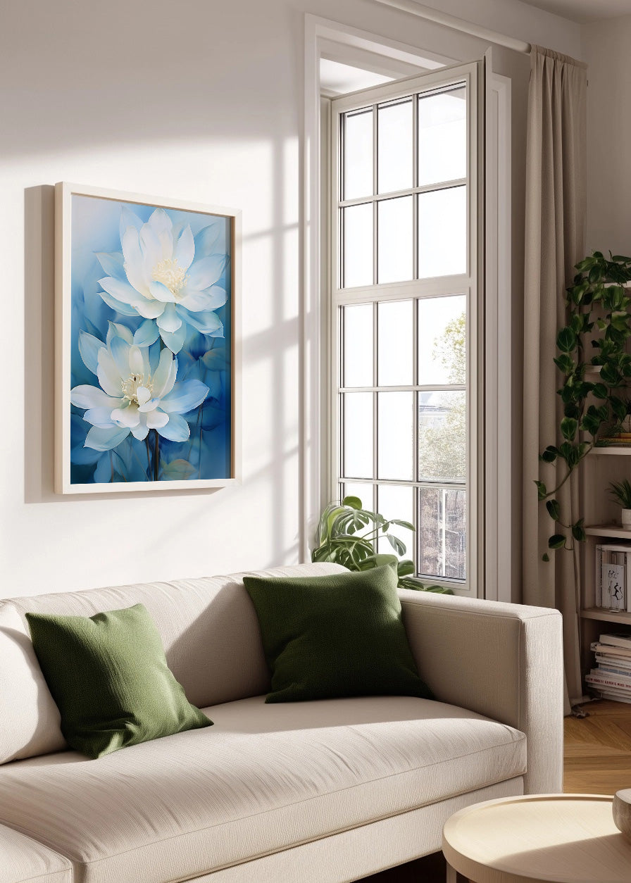 Cuadro ​Blue tiny flowers