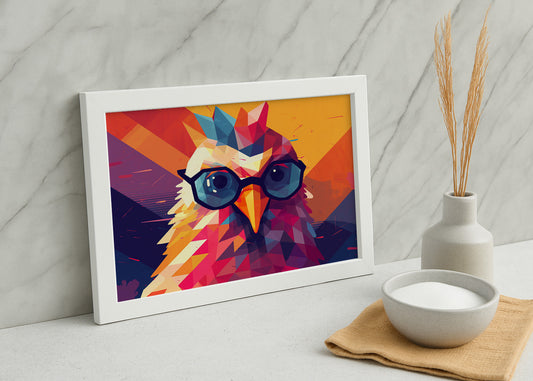 Cuadro ​Gallina estudiosa